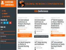 Tablet Screenshot of nursingconference.com